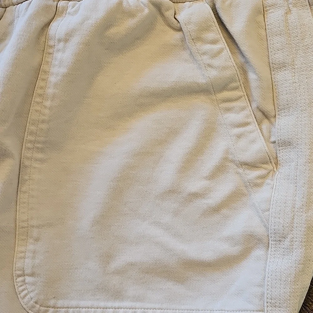 Athleta Cream Farallon Heathered Wide Crop - Picture 4 of 9